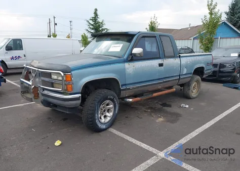 1990 Chevrolet Gmt-400 K2500 из США, поврежденный, VIN 2GCFK29K6L1169548